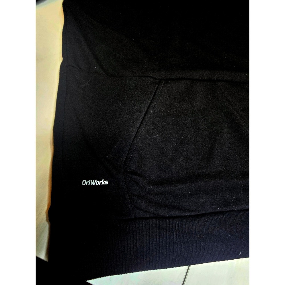 Athletic Works Mens DriWorks Long Sleeve Performance Sweatshirt Black Sml 34-36 - Picture 5 of 9